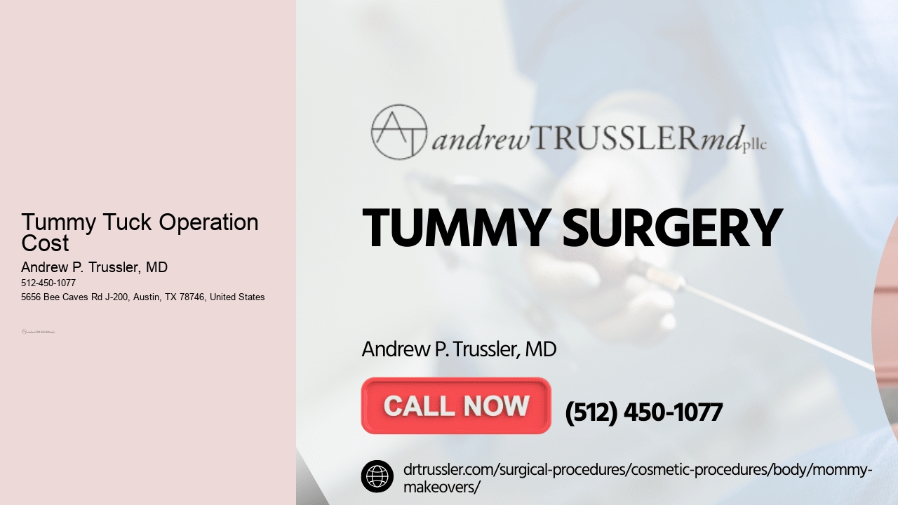 Tummy Tuck Operation Cost